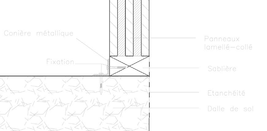 Processus constructif Pose des sablières et étanchéité - 3